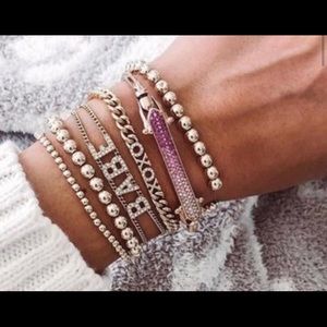 Rebel bracelet in pink ombré